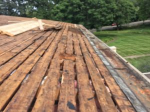 Repair of a very damaged roof 1